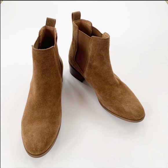Steve Madden Dover Cognac Suede Chelsea Boot 7.5 - Picture 3 of 9